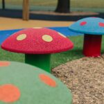 Mushroom Seats In Play Ground