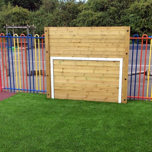 Timber Target Wall