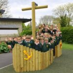 Class Of Children On Log Play Ship