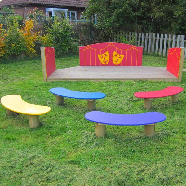 Jellybean Benches Around Endeavour Stage