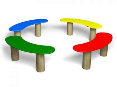Jellybean Benches In Circle