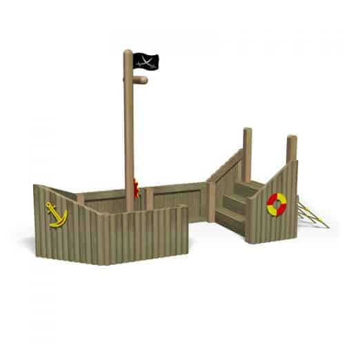 Log Play Trawler From The Side