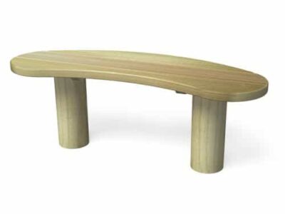 Opus Post-Mounted Bench