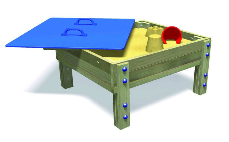 Sandpit Table with Removable Top Computer Model Product