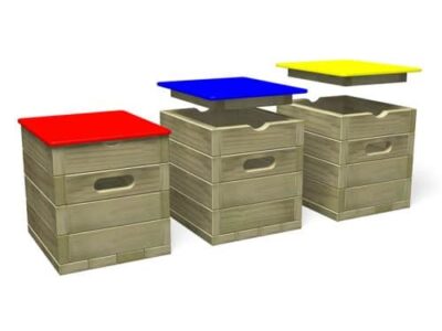 Seating Cube with HDPE Lid