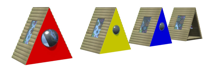 Teepee Den HDPE Window