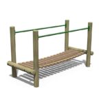 Clatter bridge for adventure trail