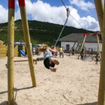 WoodenPlayZipWire PlaygroundSwingsandZipWires