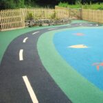 Wetpour Rubber Safety Surfacing