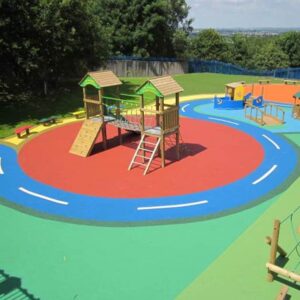 Wetpour Rubber Safety Surfacing