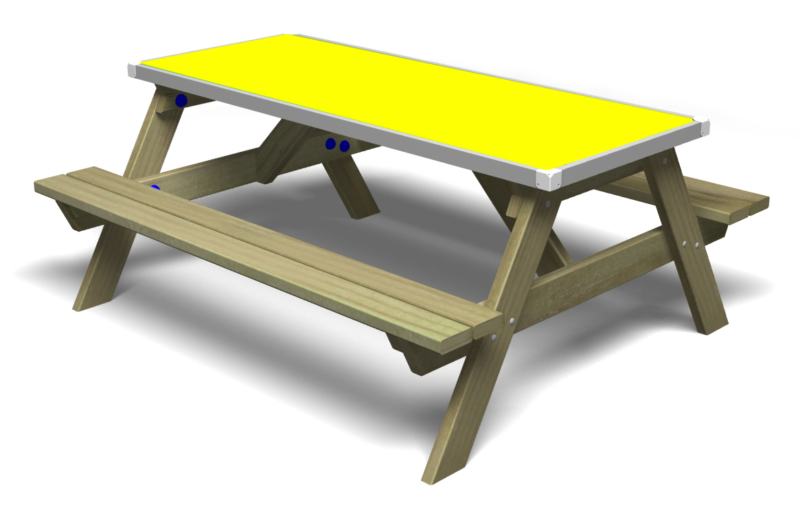 PLACEHOLDER: ColourTop Picnic Table Computer Model Product