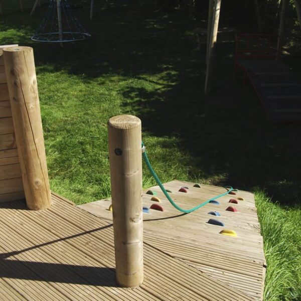 Top View Of Rock Ramp Climber