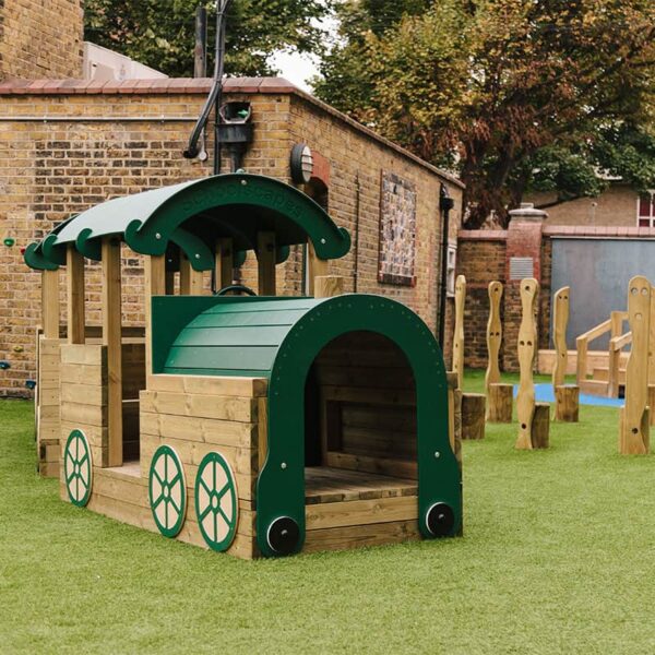 Steam Loco In Play Ground