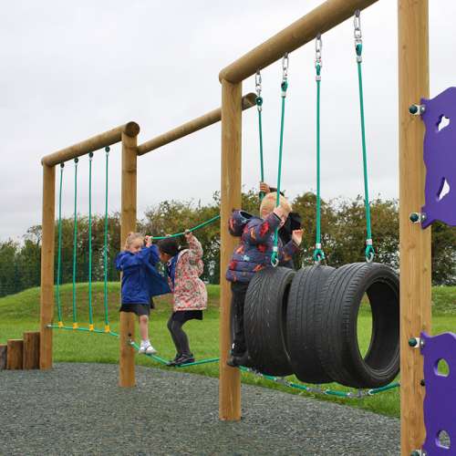 Brooklyn Timber Trail for Schools- Active Play Trim Trail