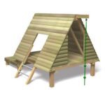 Front View Jungle Play Den In Play Ground