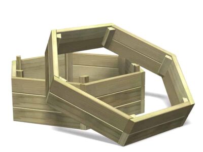 Hexagonal Stacking Planter Base