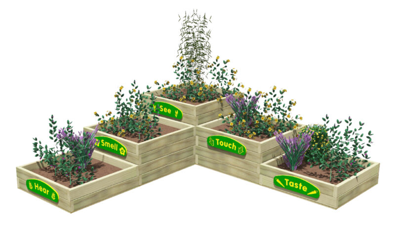 Sensory Planter Stacks Computer Model Product