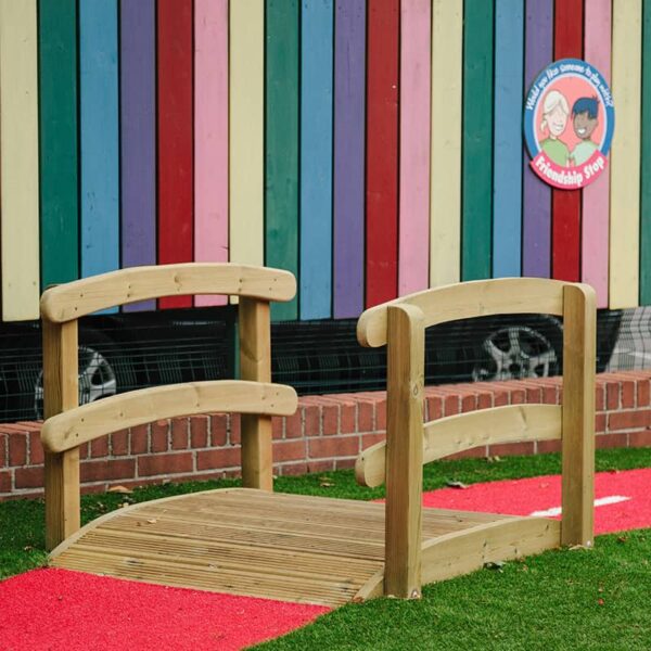 Timber Baby Bridge In Play Ground