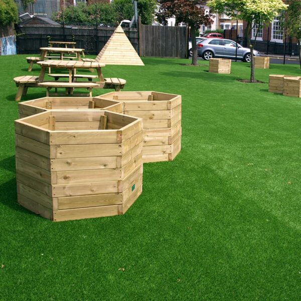 Hexagonal Stacking Planters