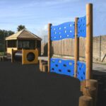 Rocky split traverse in school playground