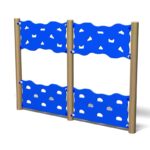 Rocky split traverse wall - blue