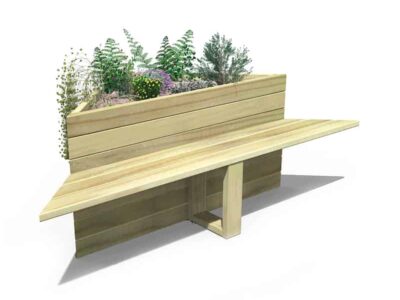 Triangular Corner Planter