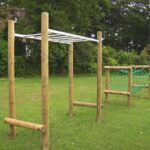 Monkey ladder in school playground