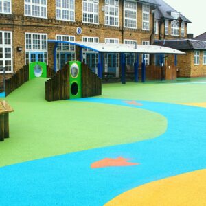 Bespoke Playground Patterned Safety Surfacing