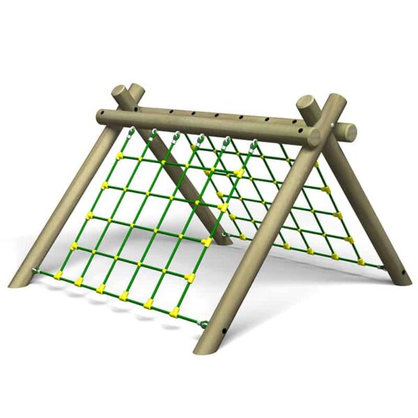 Cargo net climber