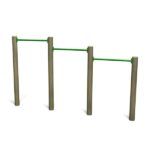Pull up bars play equipment