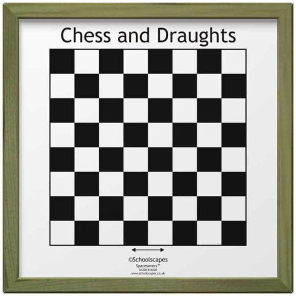 Chess and Draughts Magnetic Wall Game