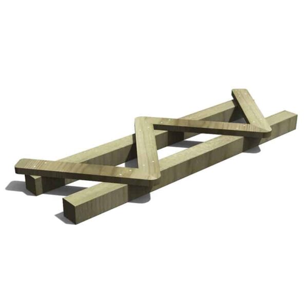 Freestanding Zig Zag