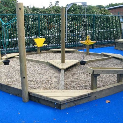 Construction Station in an outdoor area