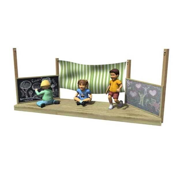 Creativity Stage With Children Drawing