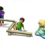 River Rapids Product Model With Children playing