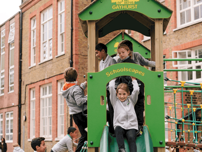 Gayhurst Tower with slide