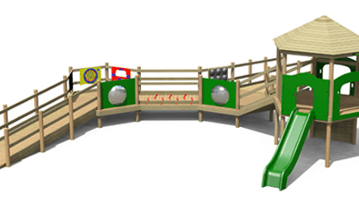 Hexagonal Bridge hut