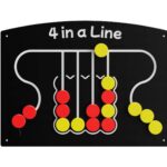 4-in-a-line Black Computer Model Product