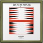 Backgammon Magnetic Wall Game Computer Model Product