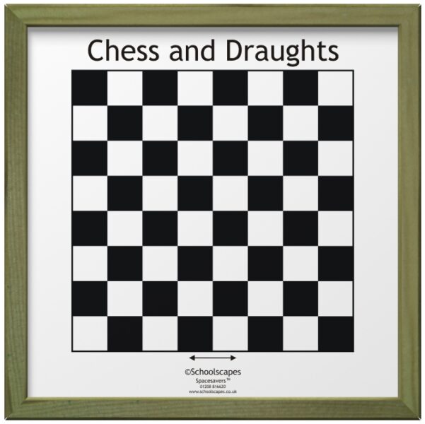 Chess and Draughts Magnetic Wall Game Computer Model Product