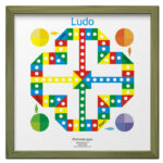 Ludo Magnetic Wall Game Computer Model Product