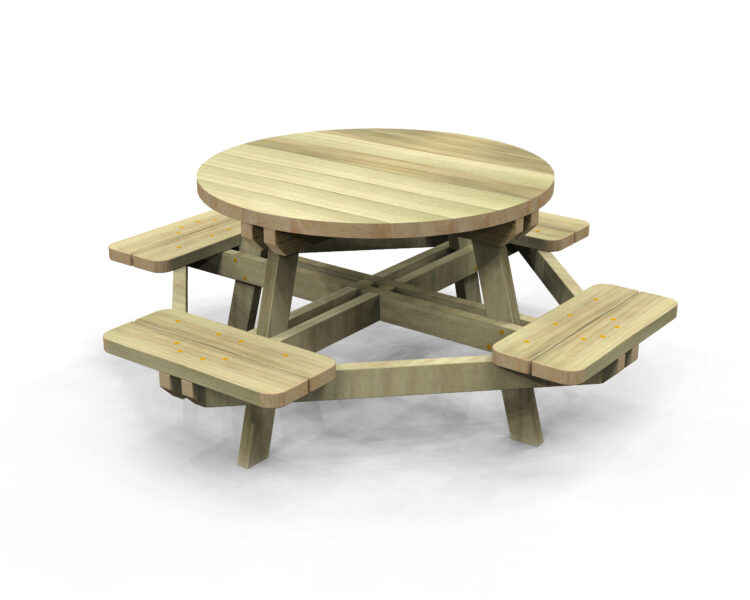 Round Picnic Table