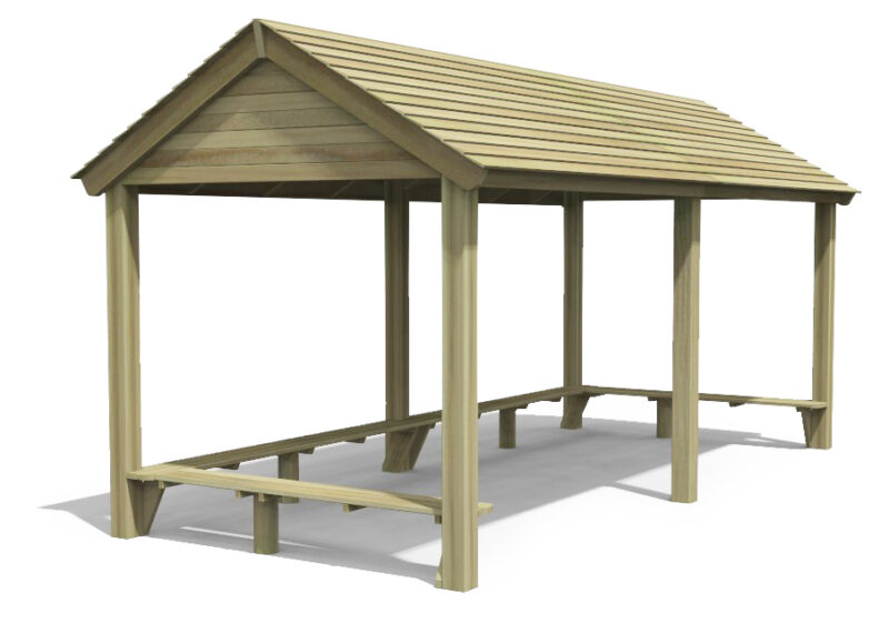 Timber Shelter - Bench Seats