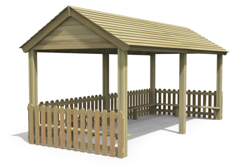 Timber Shelter - Picket Fencing