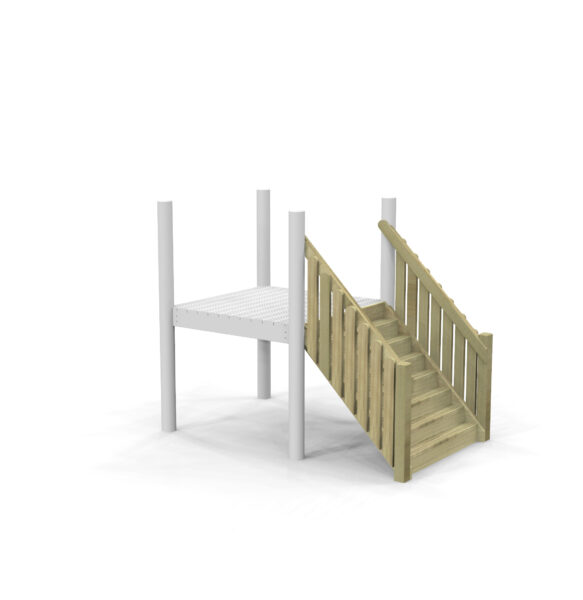 Timber Steps for Schoolscapes Fort Range