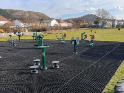 Schoolscapes Outdoor gym finished picture