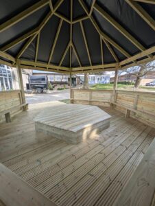 abbot hill school gazebo work