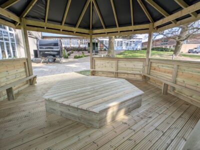 abbot hill school gazebo work