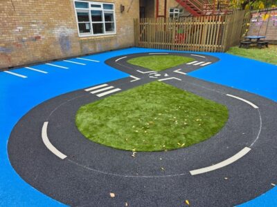 Figure Of Eight Playground Marking Installed at Ken Primary School